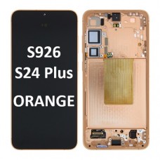 Samsung  SM-S926 (S24 Plus 5G 2024) OLED LCD touch screen (Original Service Pack) with frame [Orange] GH82-33410G